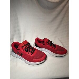 Under Armour‎ Surge 3 Red Black Running Shoes 3024989-600 Mens 5 Womens 6.5Y